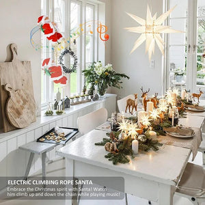 Climbing Ladder Electric Santa Claus Doll Toy