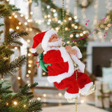 Climbing Ladder Electric Santa Claus Doll Toy
