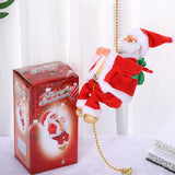 Climbing Ladder Electric Santa Claus Doll Toy
