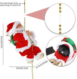 Climbing Ladder Electric Santa Claus Doll Toy