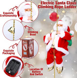 Climbing Ladder Electric Santa Claus Doll Toy